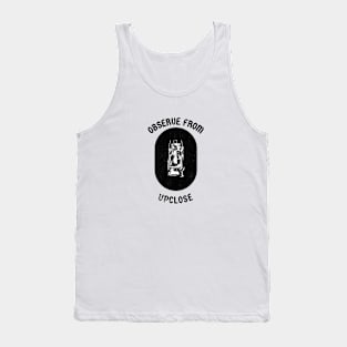 Camping Adventure Funny Camping Tent Vintage Retro Sunset Tank Top